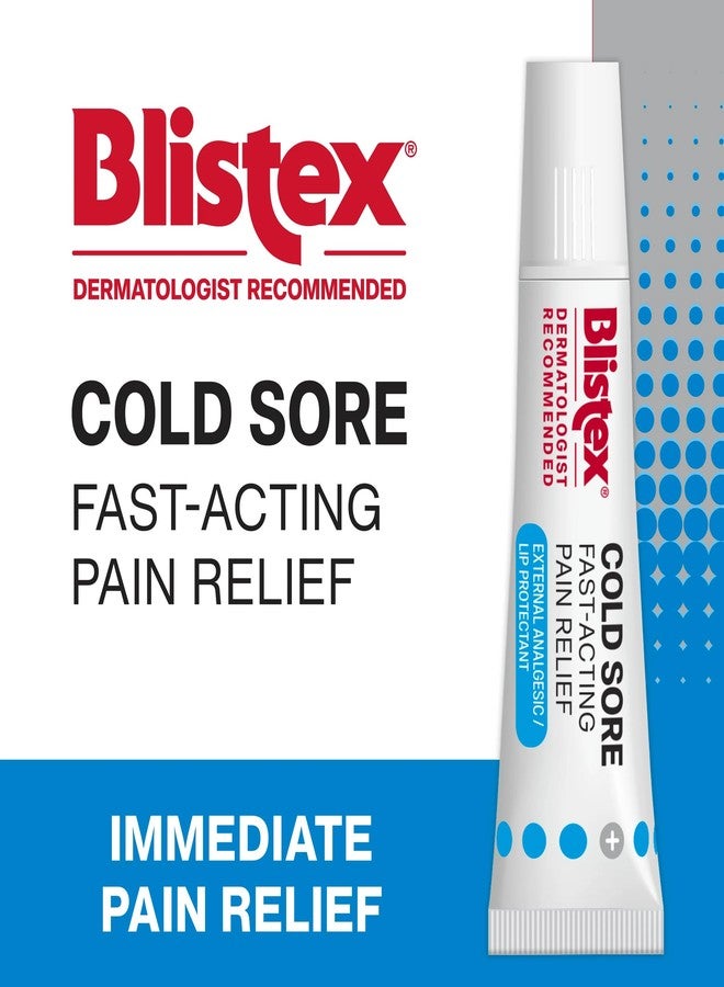 Blistex Cold Sore Fast-Acting Pain Relief Maximum Strength Lidocaine Formula – Cold Sore Symptom Relief Cream – Provides Immediate Relief- 1 Count, 4.25g/0.15oz - Image 2